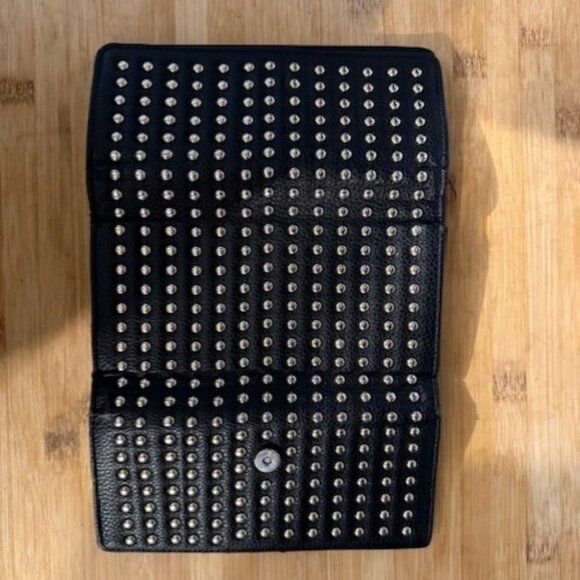 Studded Long Clutch Wallet - Coin Purse & Card Holder - Picture 13 of 16